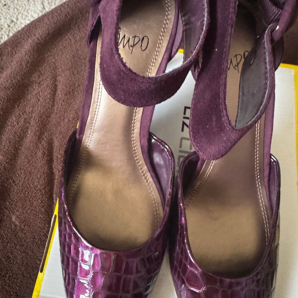 Pretty in plum Impo shoes!